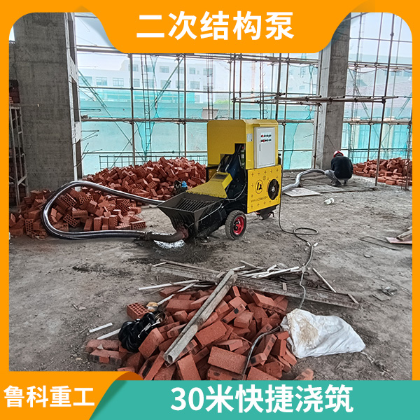 小型建筑二次結構輸送泵