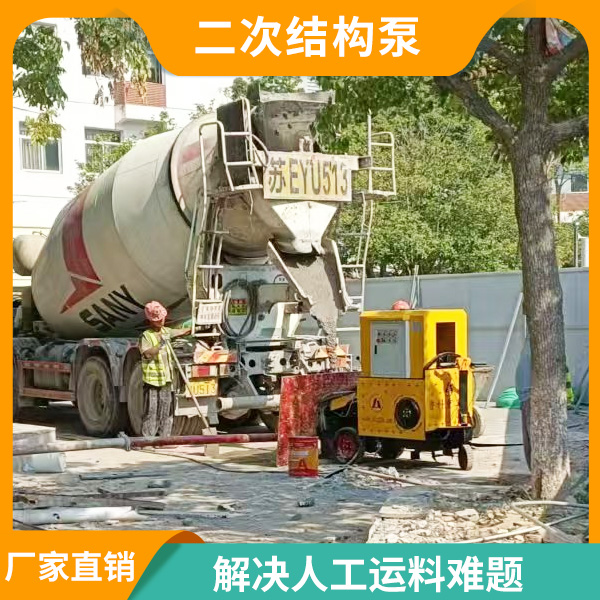 小型建筑二次結構輸送泵